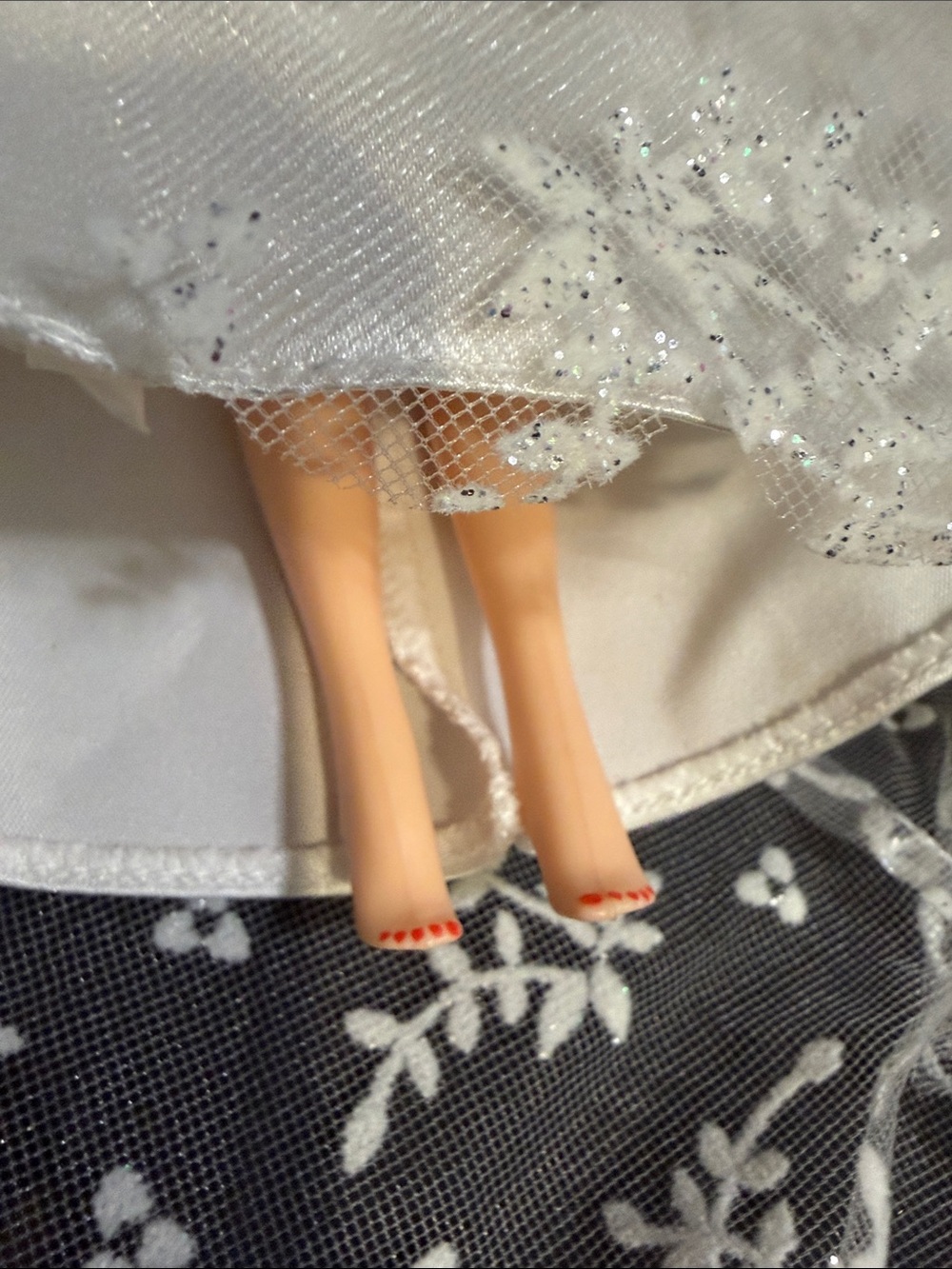1997 Reproduction Wedding Day Redhead Barbie Doll 1961 Fashion & Accessories - Picture 5 of 10